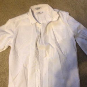 White Long Sleeve Button Up